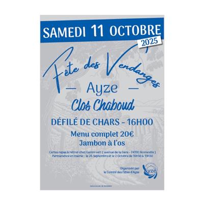 Fête des Vendanges à Ayze