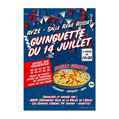 Guinguette du 14 juillet à Ayze