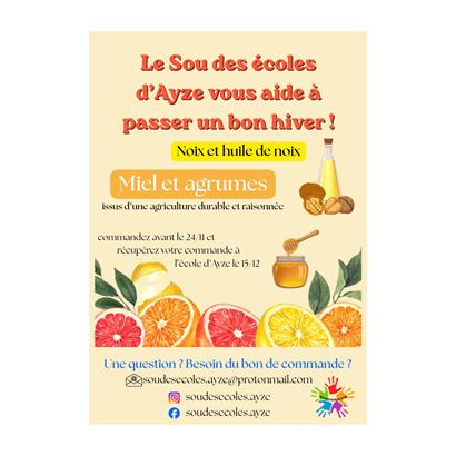 Traditionnelle vente d'agrume du Sou des Ecoles